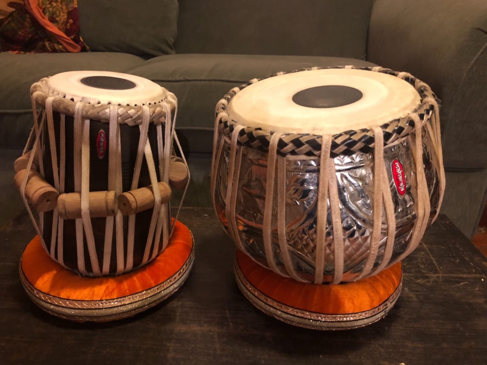 Maharaja Musicals Professional Tabla Set, 4.5 KG Copper Bayan, Braided Puri, Sheesham Dayan, Bag, Hammer, Model PDI-FI customer photo 1
