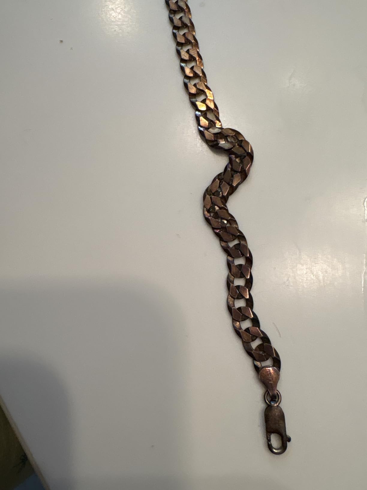 Italian 925 Sterling Silver 7mm Cuban Link Chain Men Necklace customer photo 1