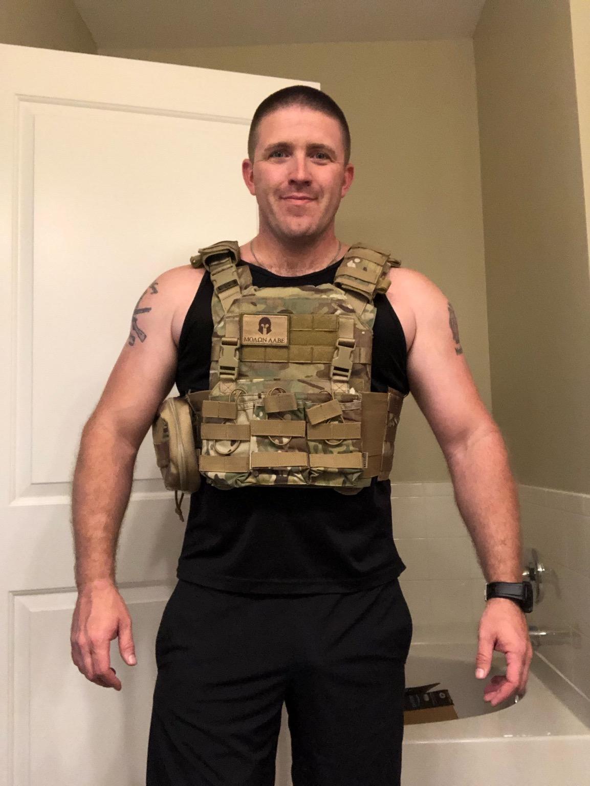ONETIGRIS Griffin AFPC Modular Tactical Vest 500D Cordura Breathable | Quick-release system, full MOLLE webbing, Adjustable Shoulder & Waist Straps, Breathable Mesh customer photo 1