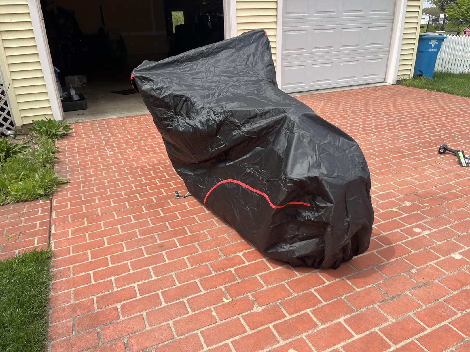 MZS Motorcycle Cover Waterproof Outdoor fits up to 96