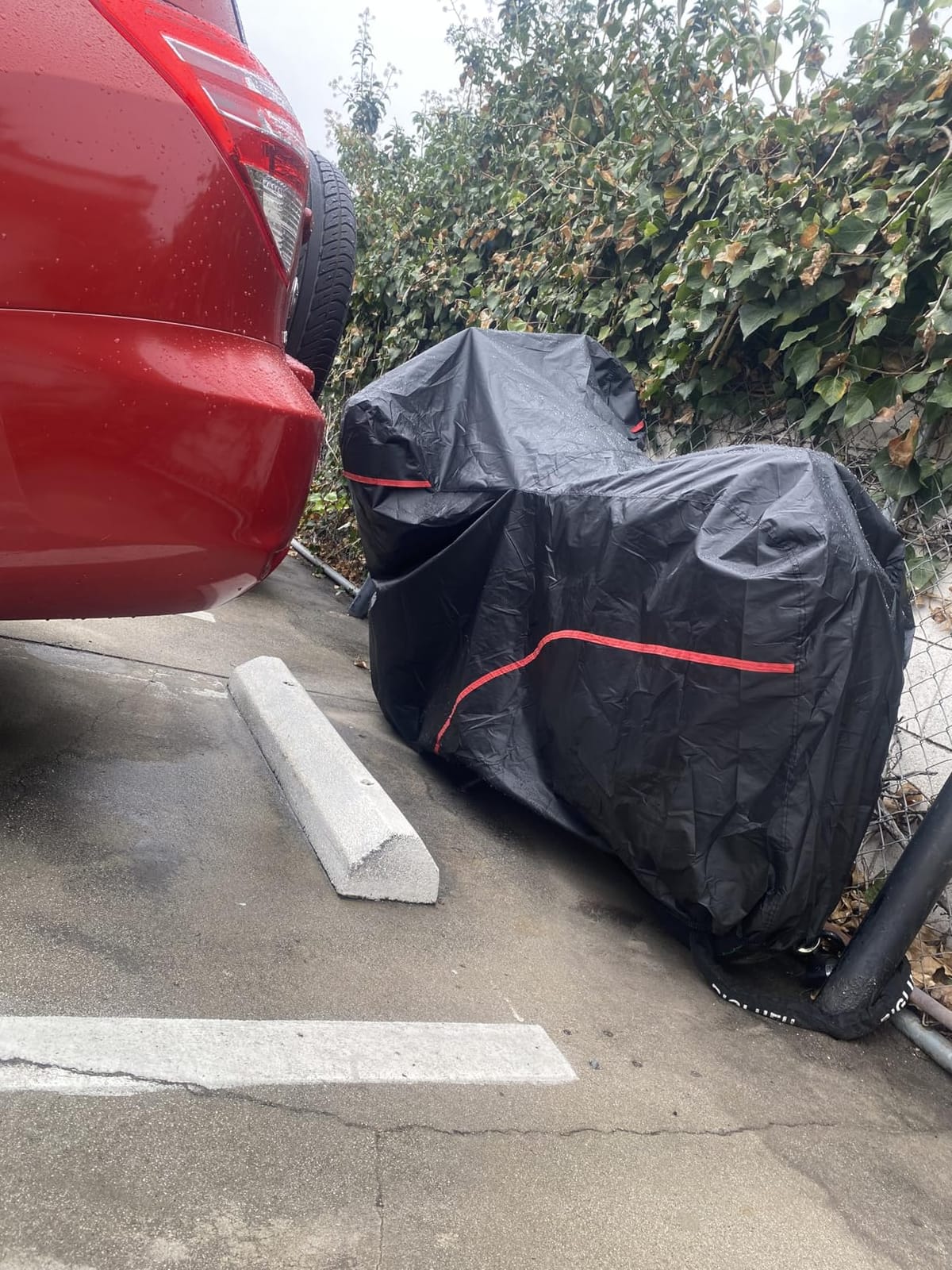 MZS Motorcycle Cover Waterproof Outdoor fits up to 96