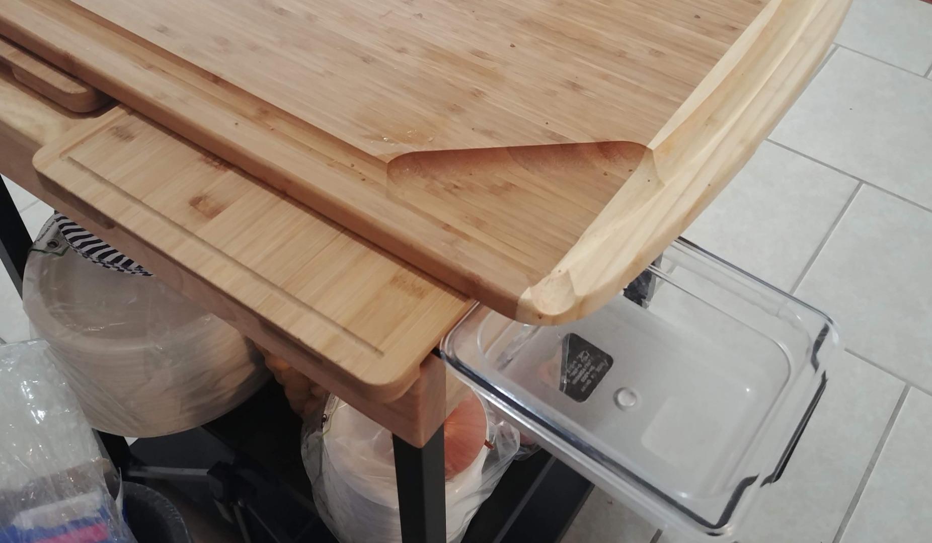 ENORMOUS 30 x 20 Organic Extra Large Cutting Board with Lifetime Replacements - Wood Bamboo Chopping Board - Wooden Butcher Block Cutting Board for Carving Turkey, Grilling Brisket and BBQ customer photo 1