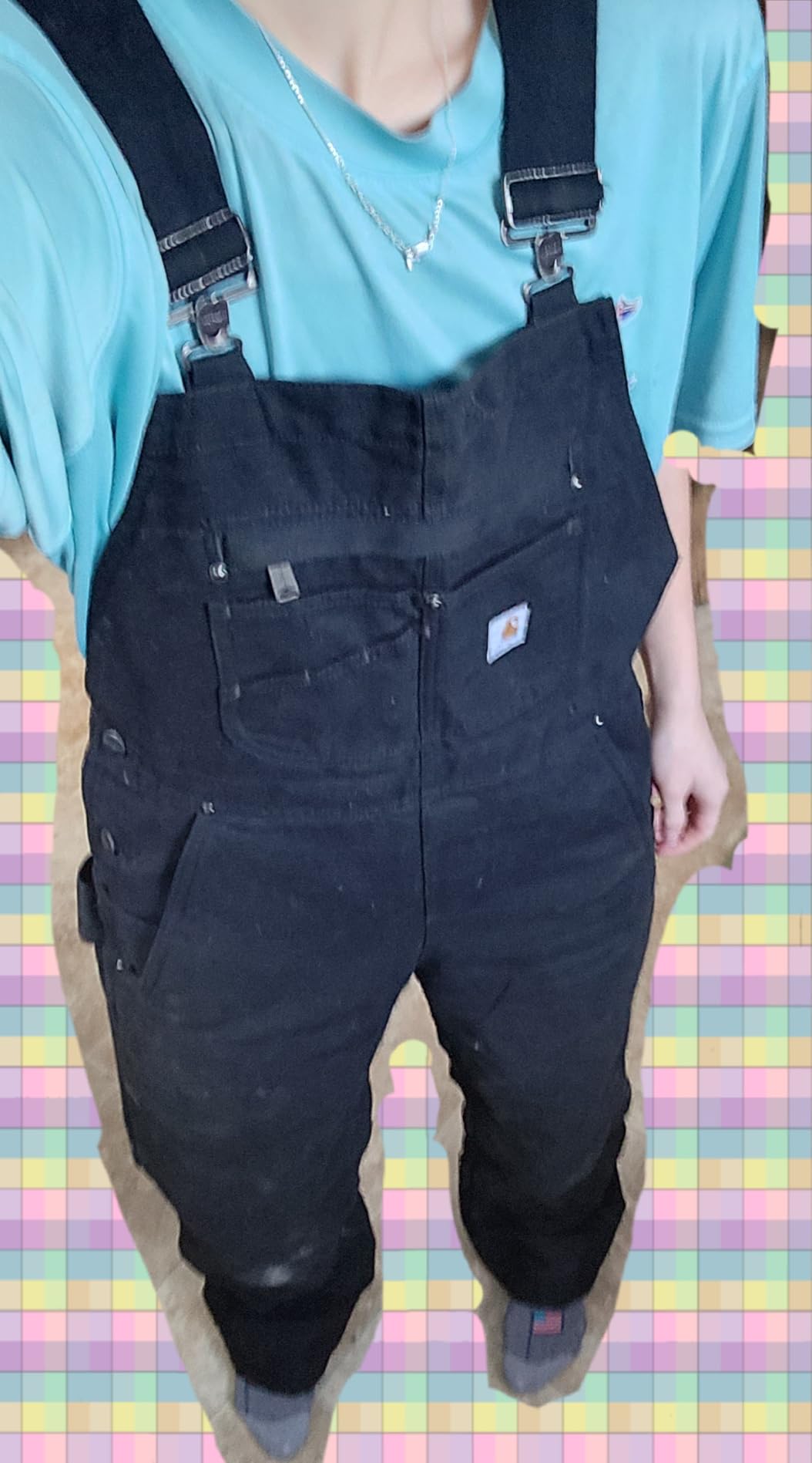 Carhartt Women's Washed Duck Insulated Bib Overall customer photo 2