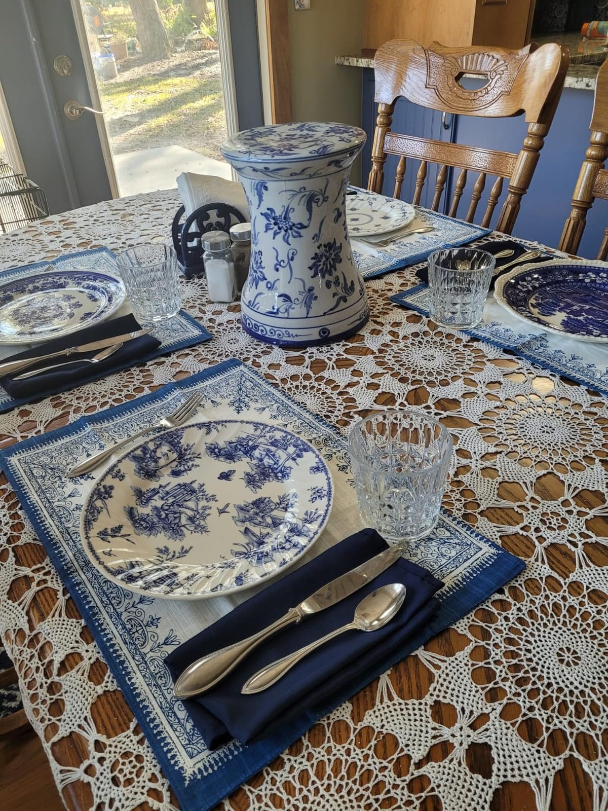 Ruvanti Placemats Set of 6, 100% Cotton Place Mats of 13