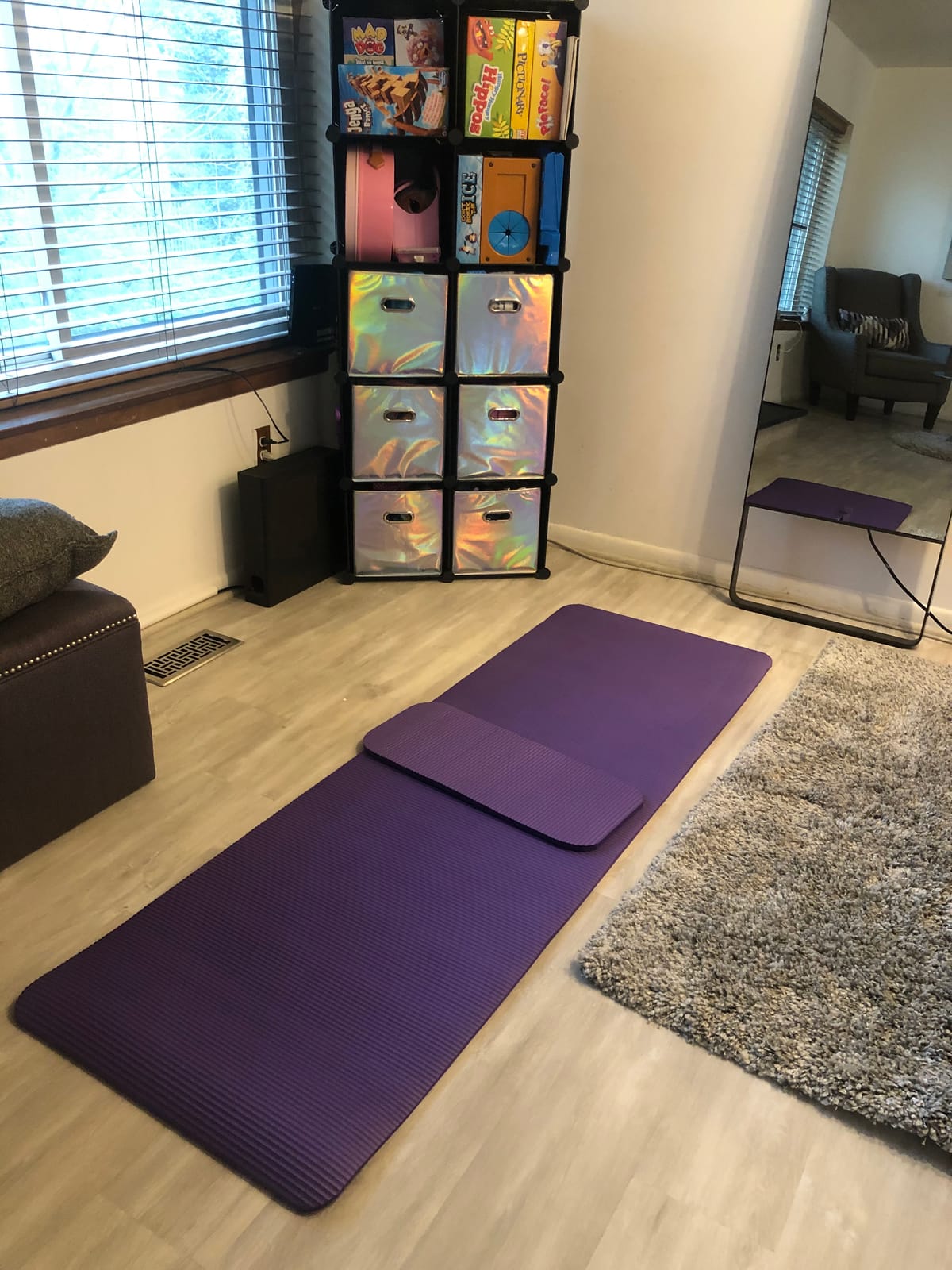 Fitvids All Purpose 1/2-Inch Extra Thick High Density Anti-Tear Exercise Yoga Mat and Knee Pad with Carrying Strap, Multiple Colors customer photo 2