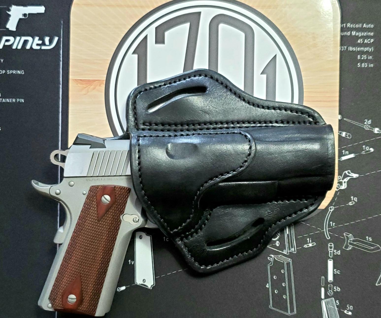 1791 Gunleather 1911 Holster, Fits 1911 Models with 4