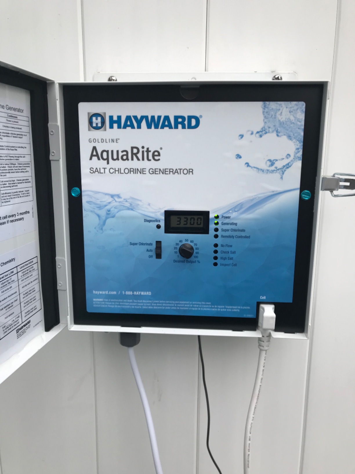 Hayward Aquarite Salt Chlorine Generator for Swimming Pools 40,000 Gallons | W3AQR15 Replacement for AQR15 Saltwater Swimming Pool Chlorination System for In-Ground Pools customer photo 1