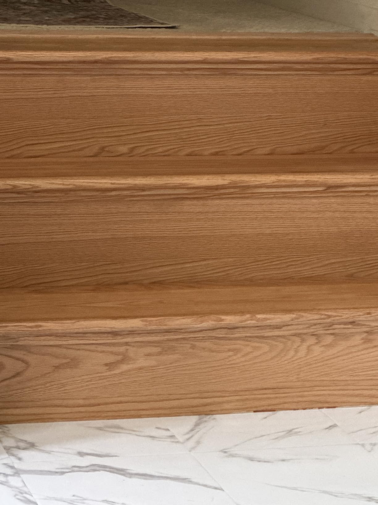 42-inch RetroFit Tread Kit with Riser Remove Carpet Add Hardwood for Stair Remodel customer photo 1