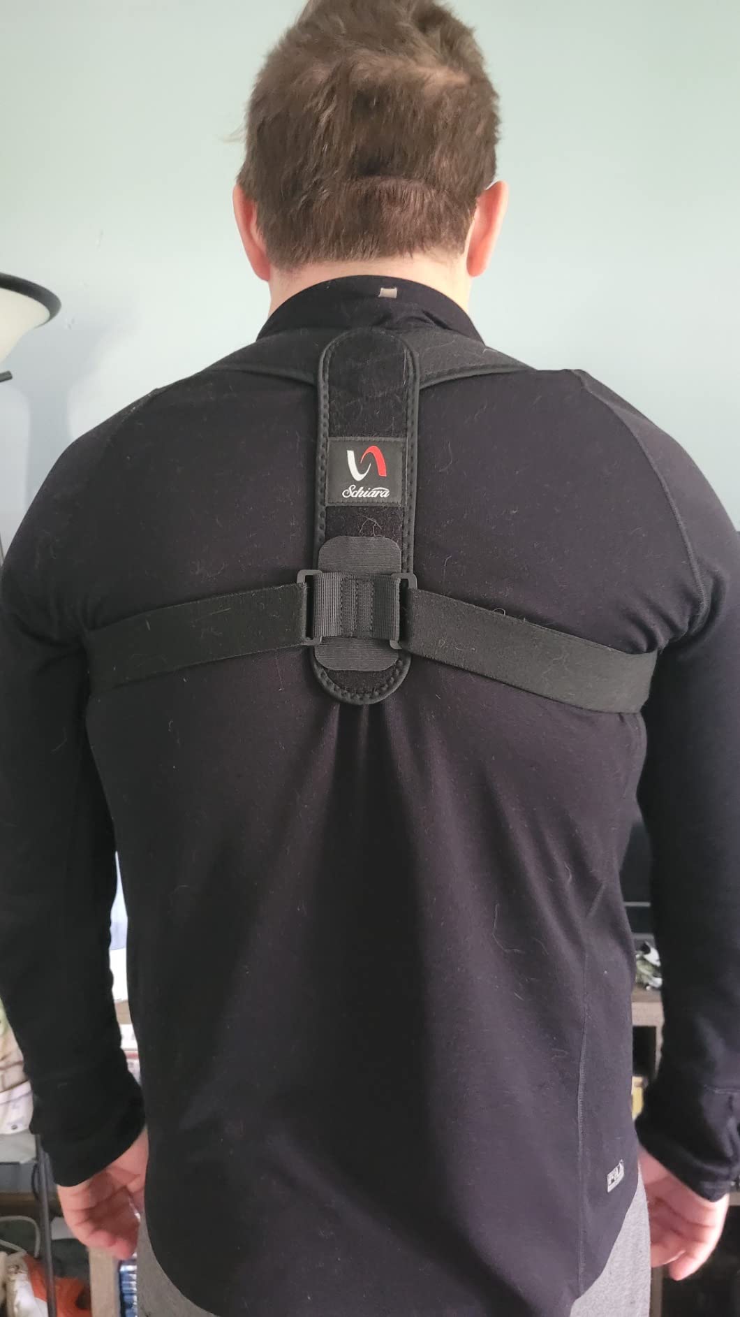 Schiara Posture Corrector for Men and Women, Comfortable Upper and Back Brace, Adjustable Back Support for Back, Shoulder and Neck customer photo 2