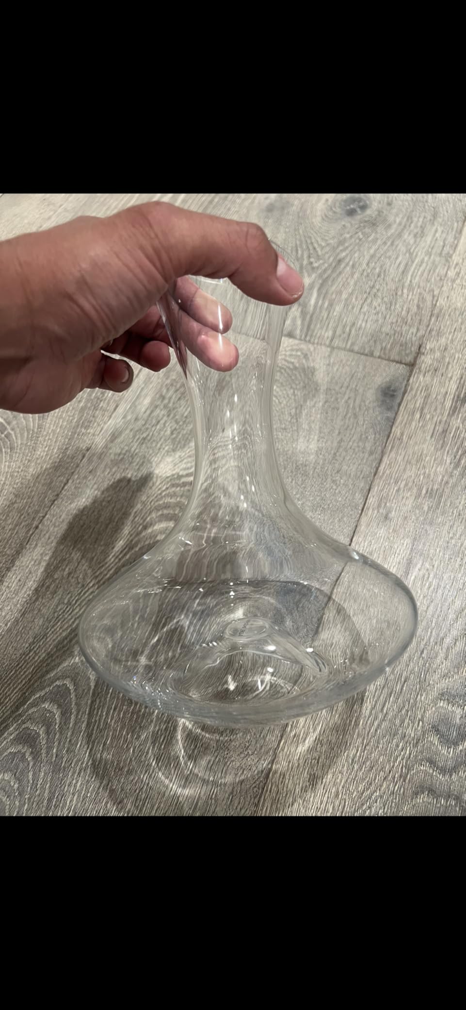 Godinger Wine Decanter Carafe, Hand Blown Wine Decanter Aerator customer photo 1