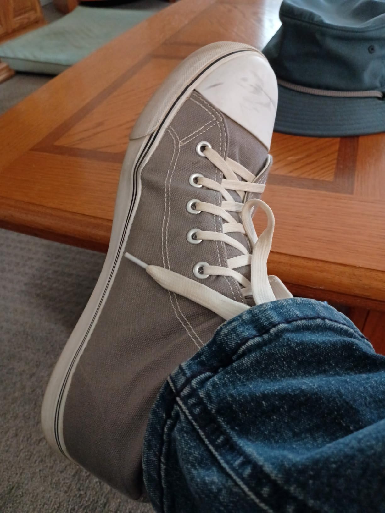 ZGR Men's High Top Canvas Sneakers Lace Up Classic Casual Walking Shoes customer photo 1