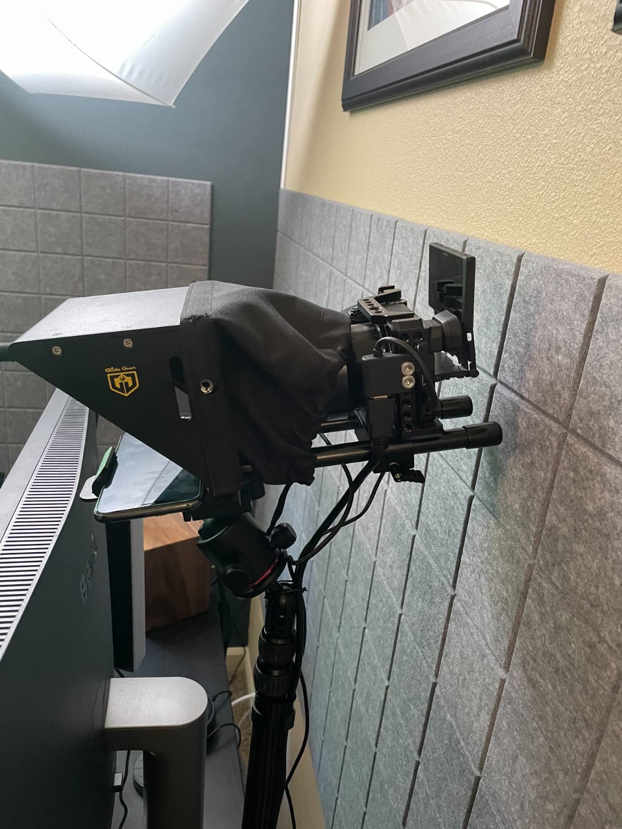 Glide Gear TMP 75 Teleprompter - Laptop, DSLR, Smartphone - Carry Case, No Assembly customer photo 1