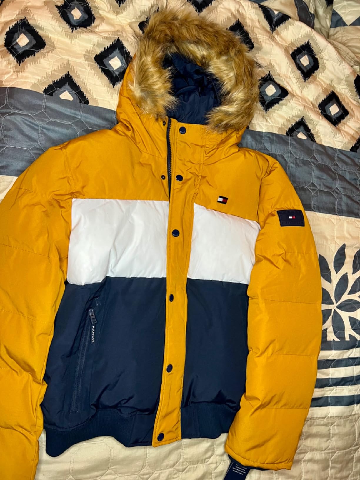 Men's Arctic Cloth Quilted Snorkel Bomber Jacket (Standard and Big & Tall) customer photo 2