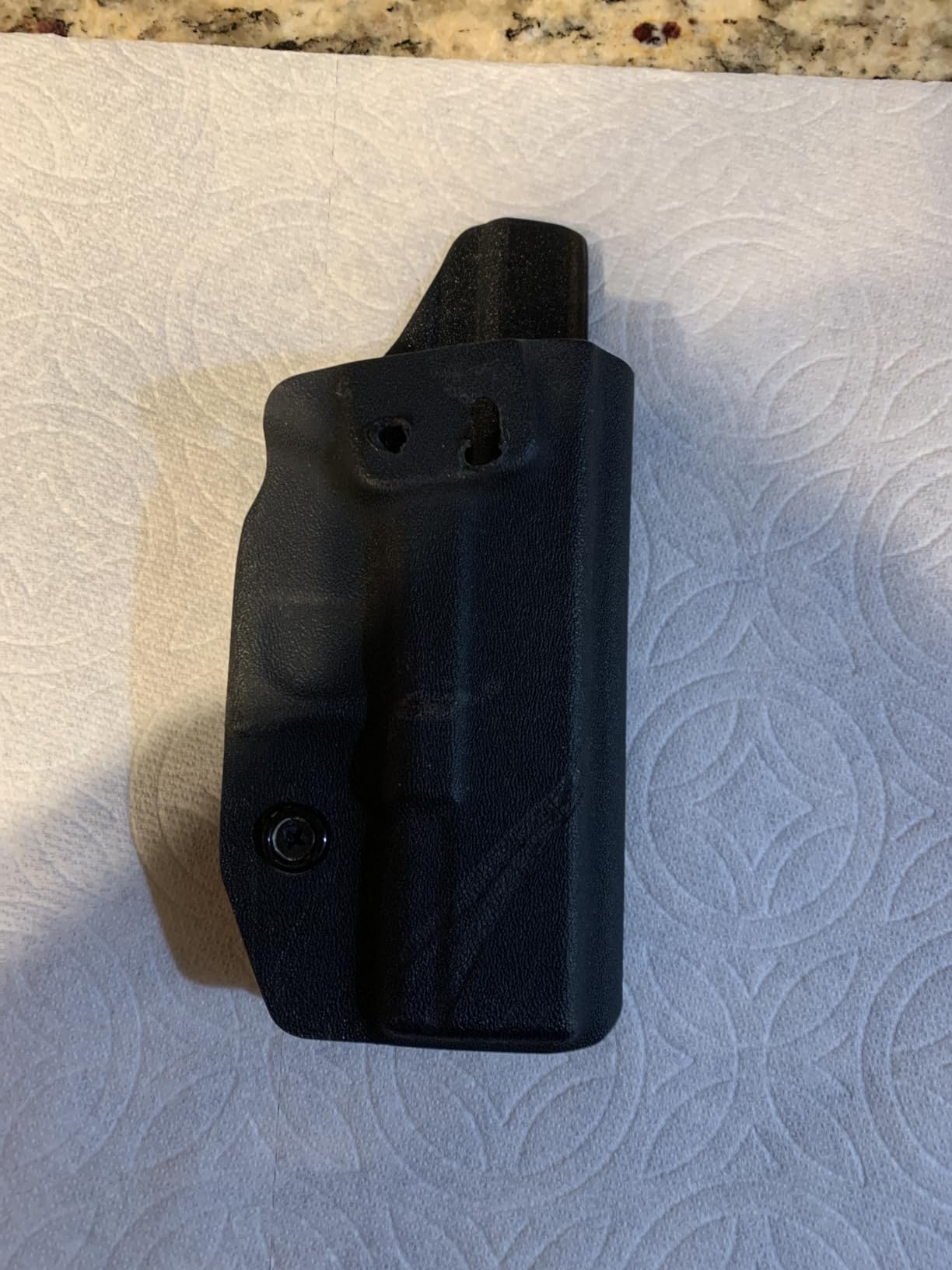 POLE.CRAFT IWB Kydex Holster Custom Fit: Glock 19 19X 25 44 45 (Gen 1 2 3 4 5) & Glock 23 32 (Gen 3 4) - Inside Waistband Carry - Adj. Cant Retention customer photo 2