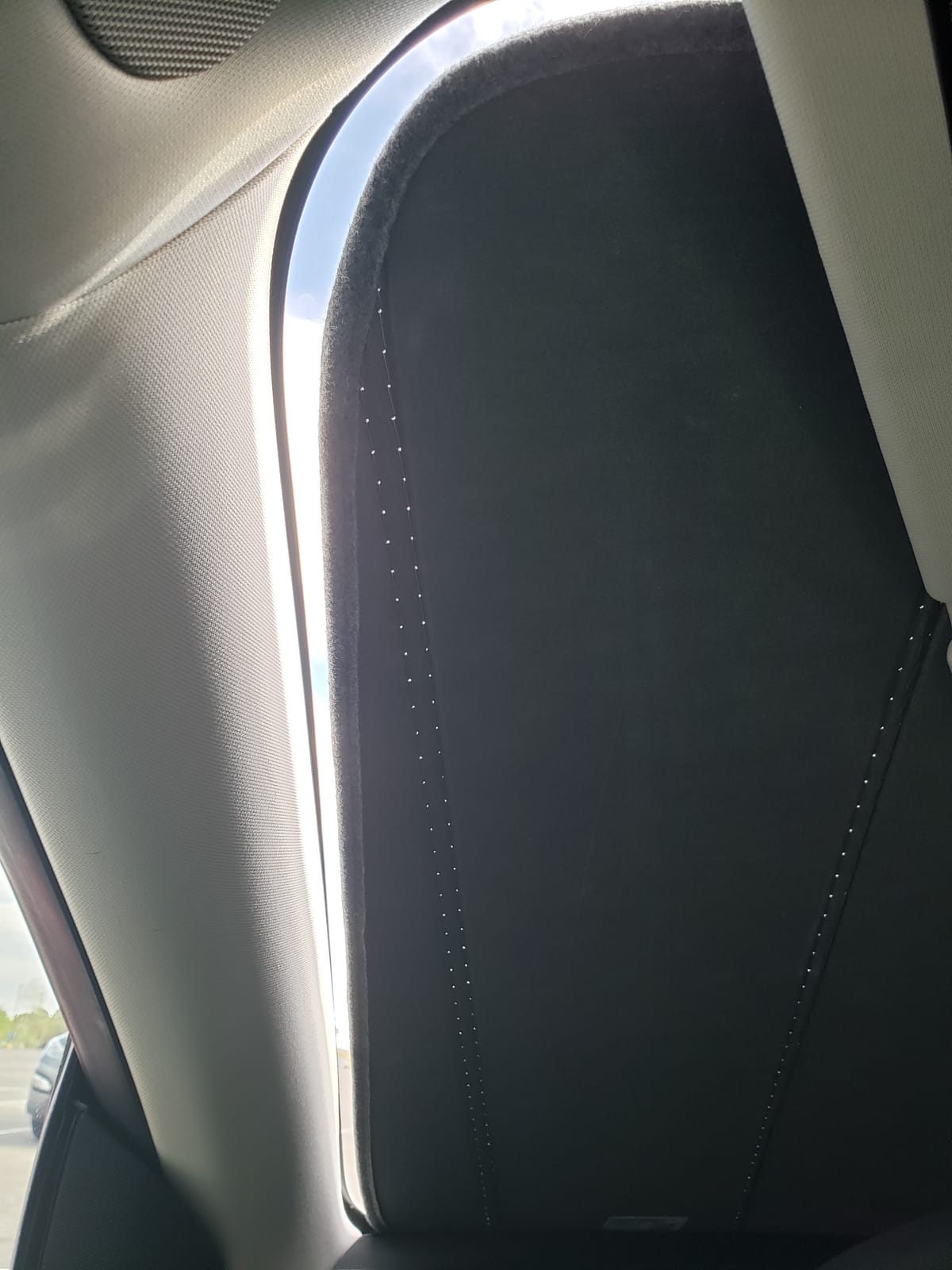 Covercraft UVS100 Custom Windshield Sunscreen for 2017-2026 Tesla 3 - Silver customer photo 1