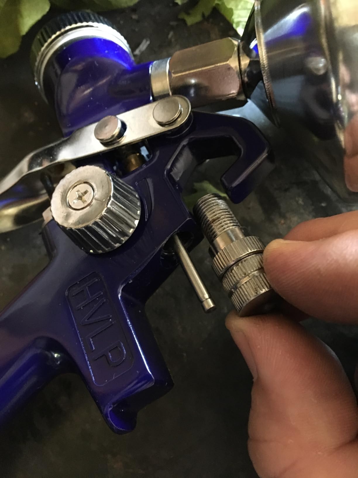 BANG4BUCK High Performance HVLP Gravity Feed Spray Gun with 1.4mm 1.7mm 2.5mm Fluid Tips customer photo 2