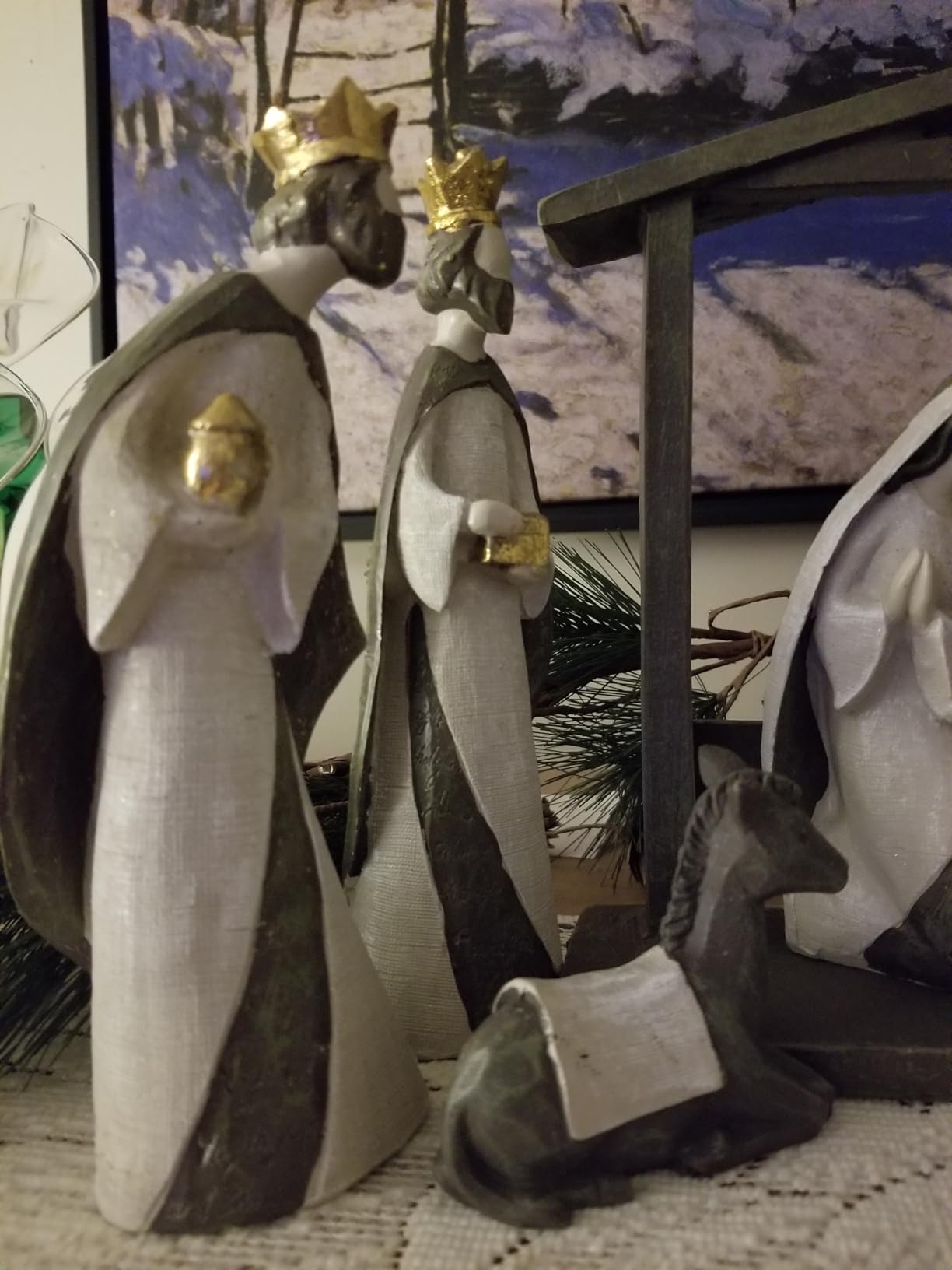 Silent Night Holy Family Nativity Set - Manger Scene (10-Piece) customer photo 1