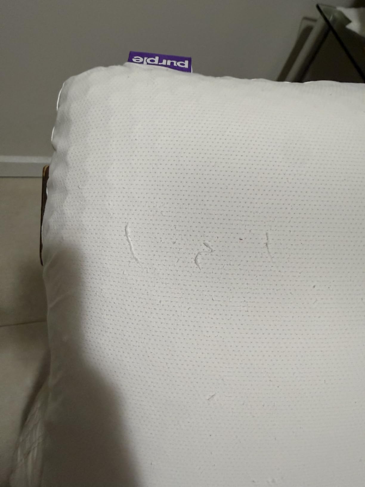Purple Harmony Pillow - Medium Loft, Standard Size, Cooling Gel Neck Pillow | Side Sleeper Pillow, Weightless Medium Feel, GelFlex Grid and Talalay Latex Foam for Pressure-Relieving Support customer photo 2