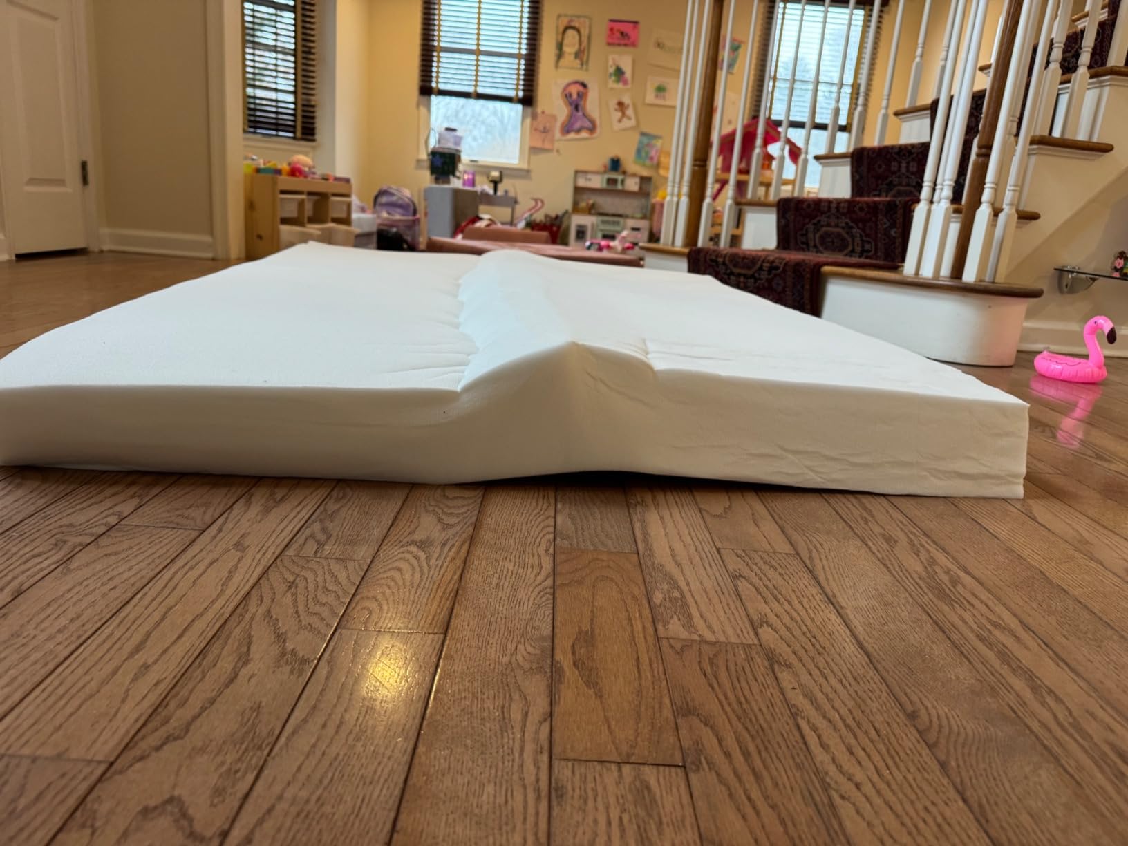 Tumbl Trak Home Practice Mat, 4 ft x 6 ft x 6 in, Soft Pillow Mat, Thick Gymnastics Landing Mat for Home customer photo 2