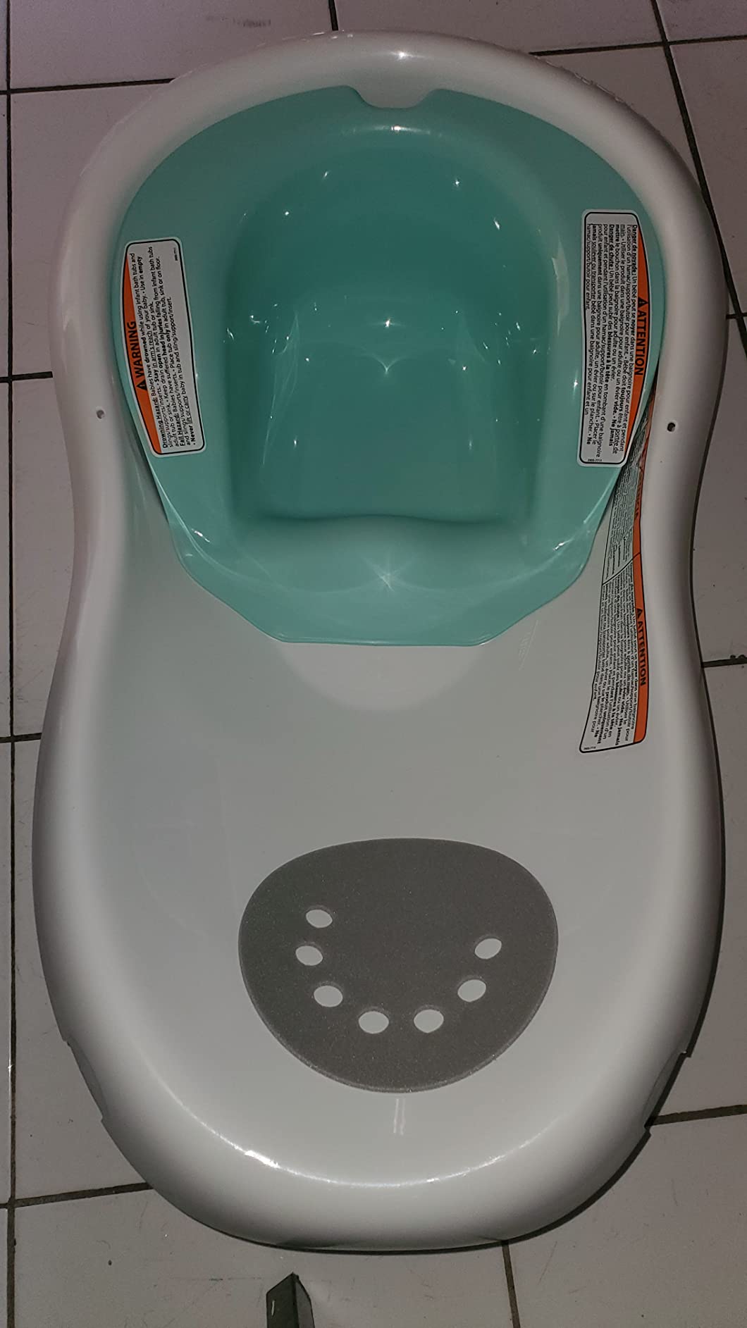 Fisher-Price Baby to Toddler Bath 4-in-1 Sling 'n Seat Tub with Removable Infant Support and 2 Toys, Climbing Leaves customer photo 1