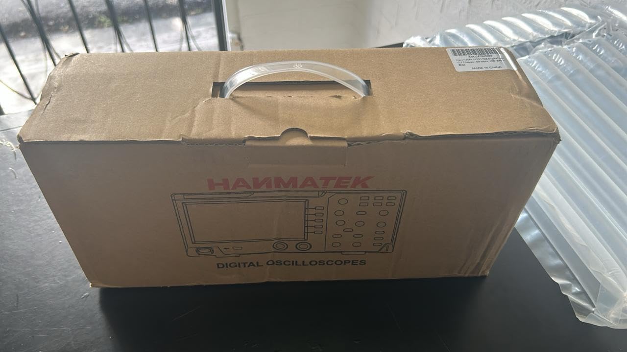 HANMATEK 110mhz Bandwidth DOS1102 Digital Oscilloscope with 2 Channels and Screen 7 inch / 18 cm, TFT-LCD Display, Portable Professional Oscilloscope Kit with 500 MS/s *2 Sampling Rate customer photo 1