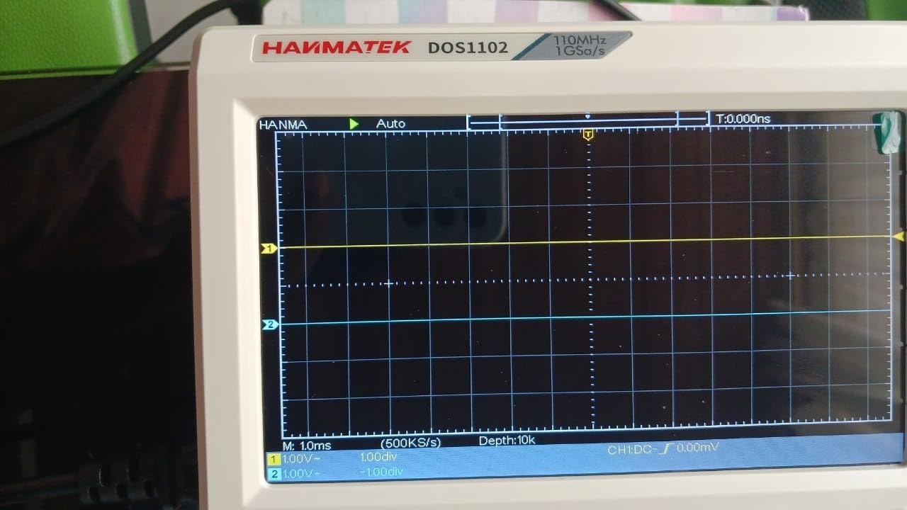 HANMATEK 110mhz Bandwidth DOS1102 Digital Oscilloscope with 2 Channels and Screen 7 inch / 18 cm, TFT-LCD Display, Portable Professional Oscilloscope Kit with 500 MS/s *2 Sampling Rate customer photo 2