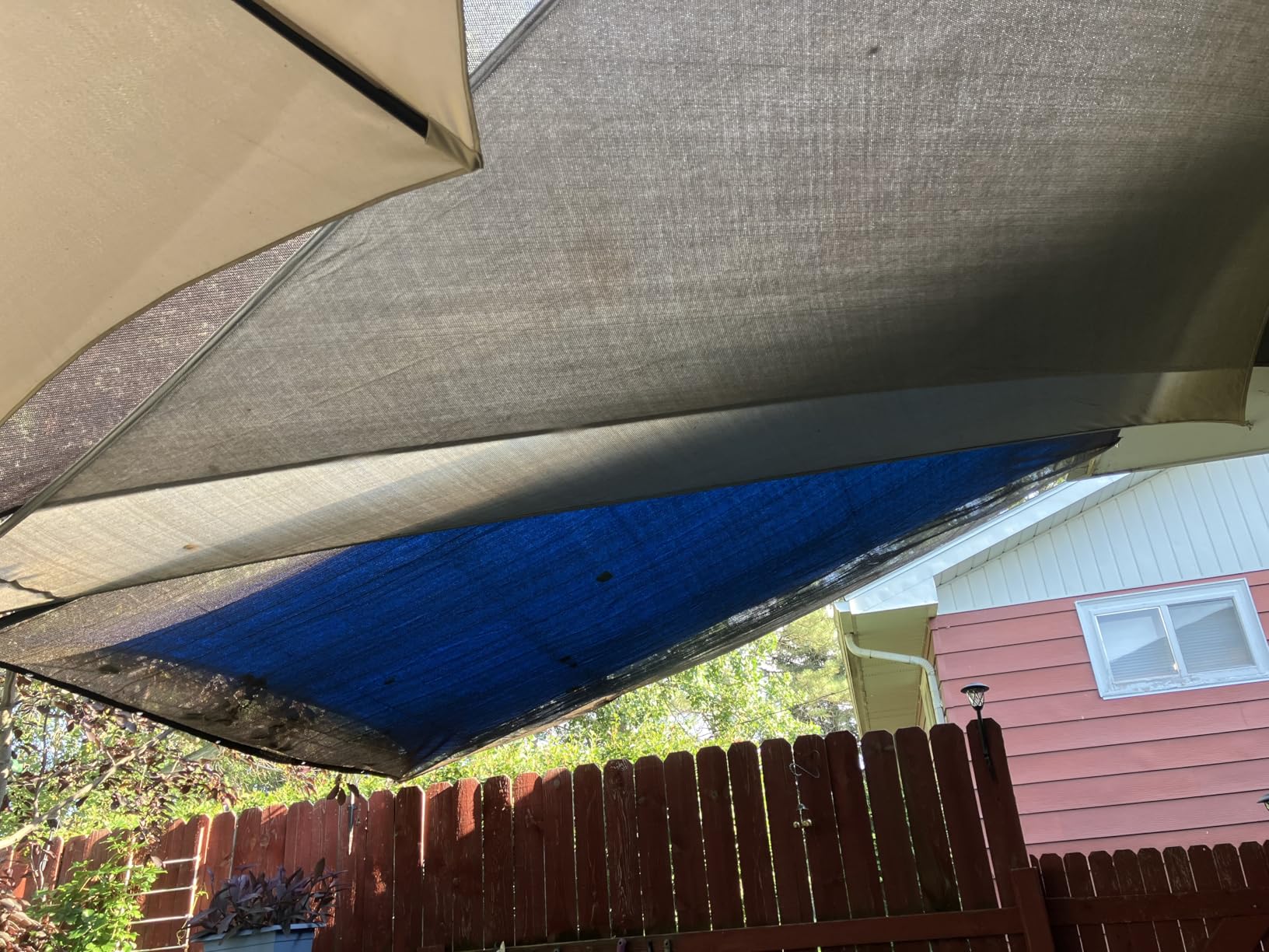 AsterOutdoor Sun Shade Sail Rectangle 10' x 13' UV Block Canopy for Patio Backyard Lawn Garden Outdoor Activities, Graphite customer photo 2