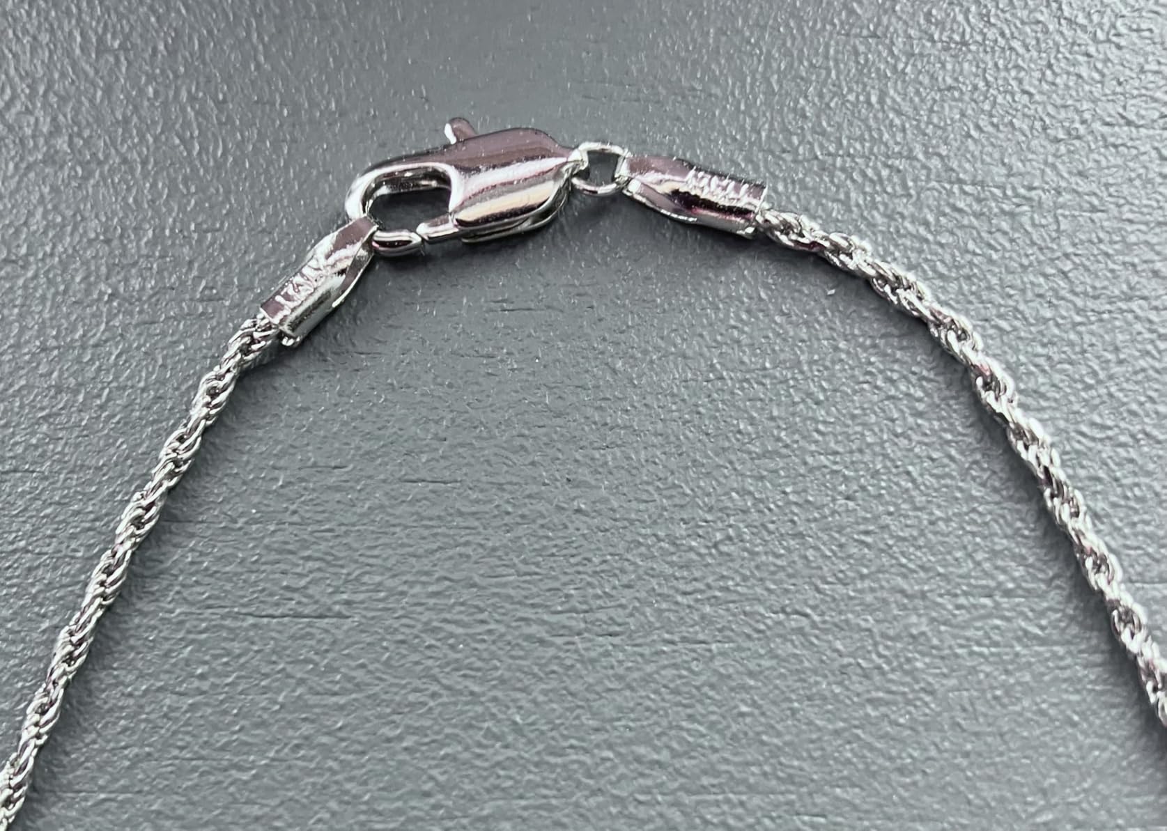 18K Gold Plated 925 Sterling Silver Chain Necklace for Women, 1.35mm Rope Chain Super Shiny & Durable customer photo 1