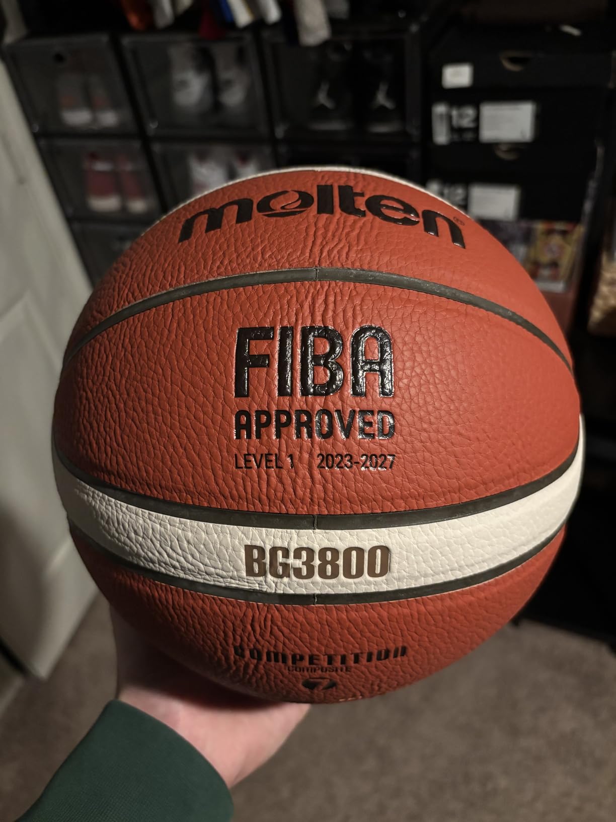 Molten Basketball, FIBA Approved, Adult, 1 Set, 1 Piece, 28.5 inches customer photo 1