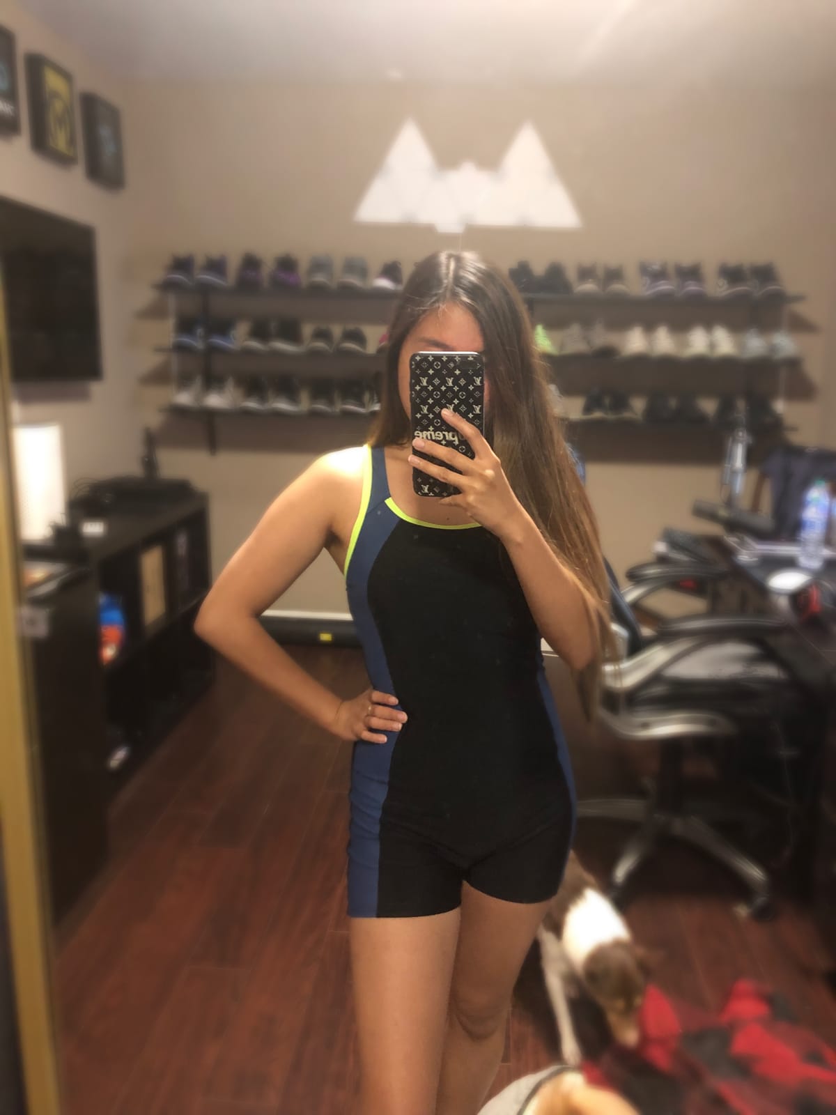 beautyin Swimsuit Women Boyleg One Piece Racerback Competitive Bathing Suit customer photo 2