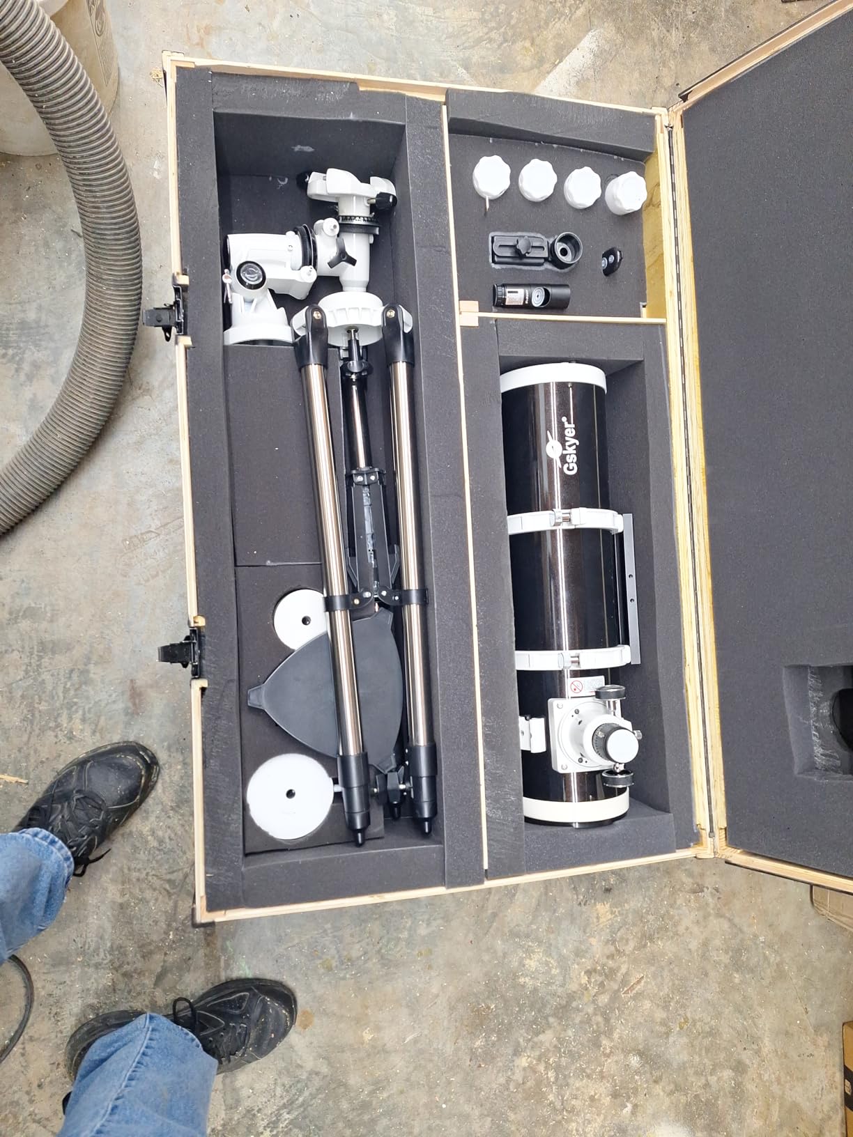 Telescope, Gskyer 130EQ Professional Astronomical Reflector Telescope, German Technology Scope, EQ-130 (EQ-130) customer photo 1