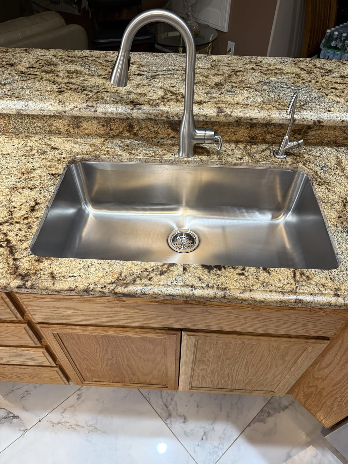 KRAUS Stainless Steel 33 in 16 Gauge Undermount Sink KA1US33B customer photo 1