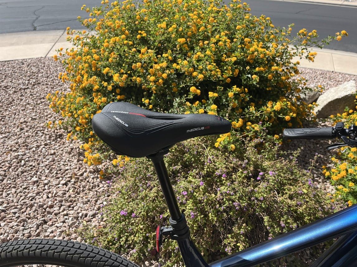 Wittkop Bike Seat I Bicycle Seat for Men and Women, Waterproof Bike Saddle with Innovative 5-Zone-Concept I Exercise Bike Seat for BMX, MTB & Road customer photo 1