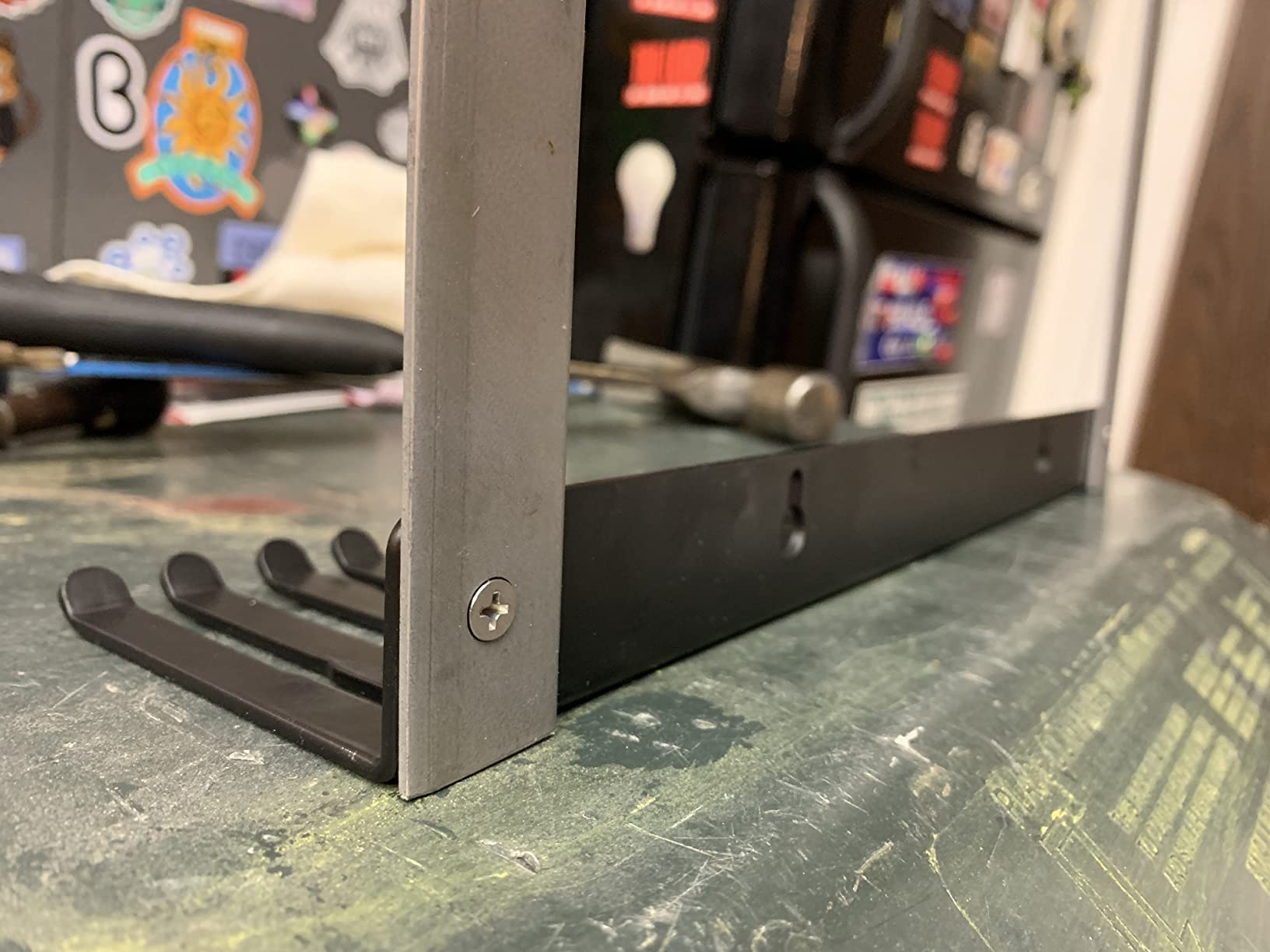 Gator Frameworks Wall Mountable Cable Hanger and Organizer with 19 Cable Slots, Ranges from 5-9mm Spaces (GFW-CABLEHANGER) customer photo 1