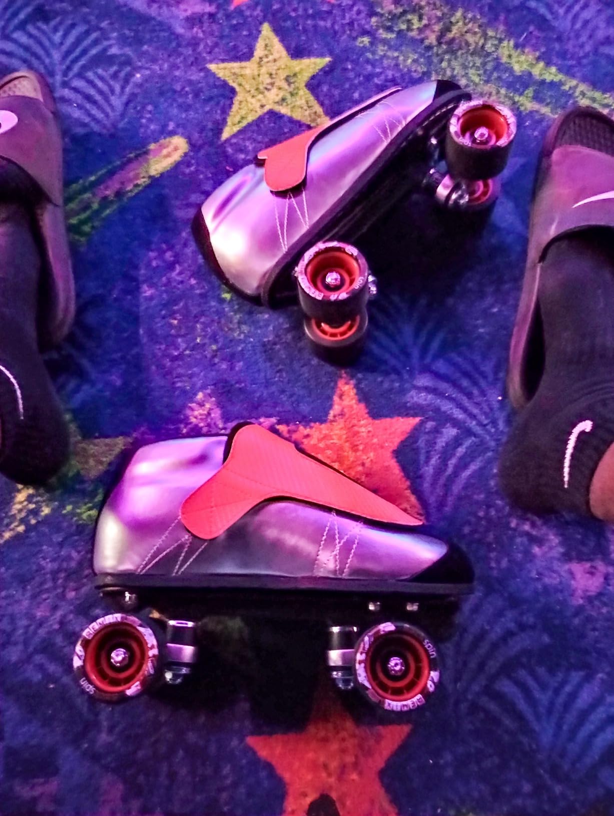 VNLA Junior SLVR Jam Skate for Men and Women - Indoor Roller Skate | Equipped with Backspin Remix Lite wheels (92A) - Reaction ABEC-9 bearings customer photo 1