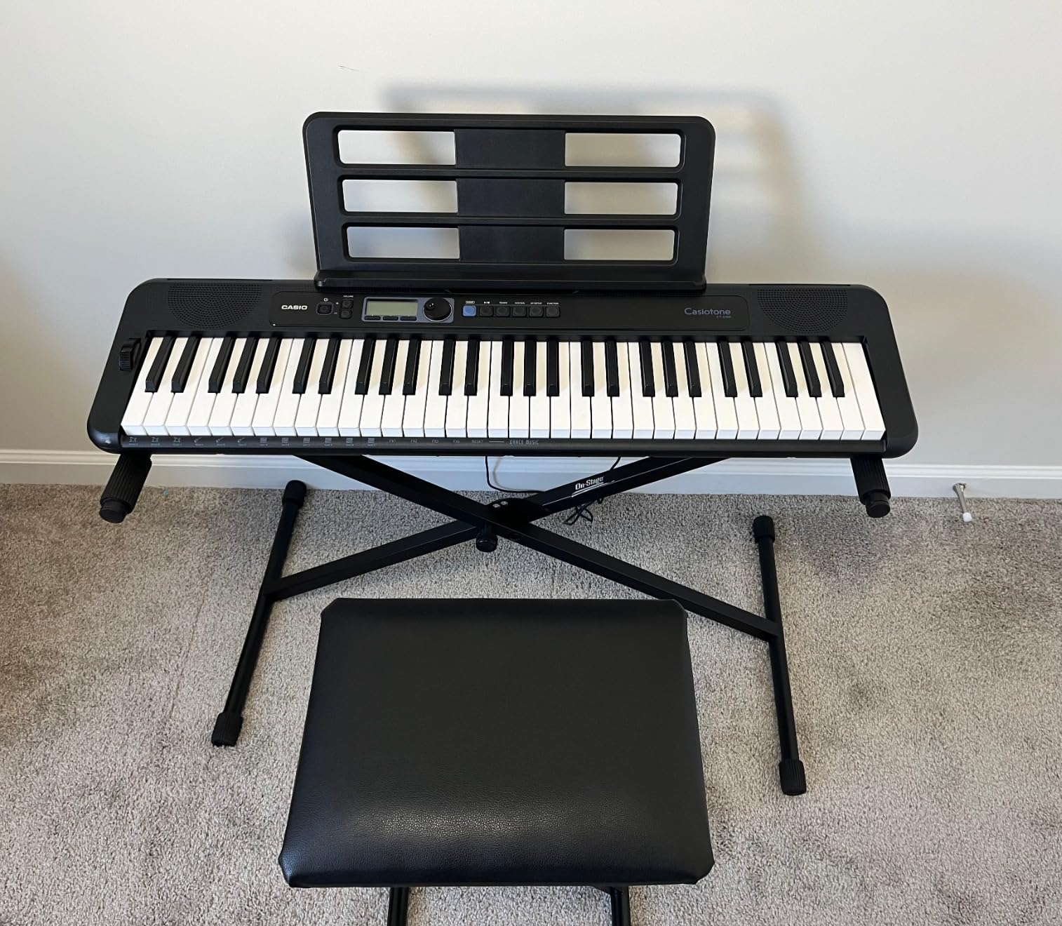 Casio CT-S300 PPK 61-Key Premium Keyboard Pack with Stand, Headphones & Power Supply customer photo 2