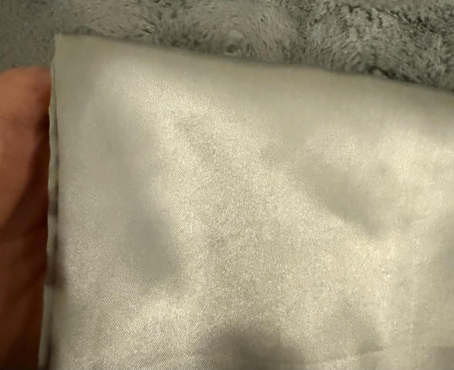 Bedsure Satin Pillowcases Queen Set of 2, Similar to Silk Pillow Case Beige | Reduces Hair Frizz & Skin Friction, Decorative Covers, Room Decor, Gifts for Women Men, Envelope Closure, Cooling, 20