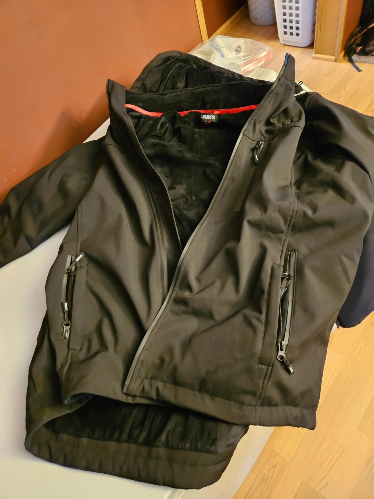 ARRIS Men's Heated Jacket, Electric Heating Coat with 7.4V Battery and Detachable Hood - Waterproof, 8 Heating Areas customer photo 2