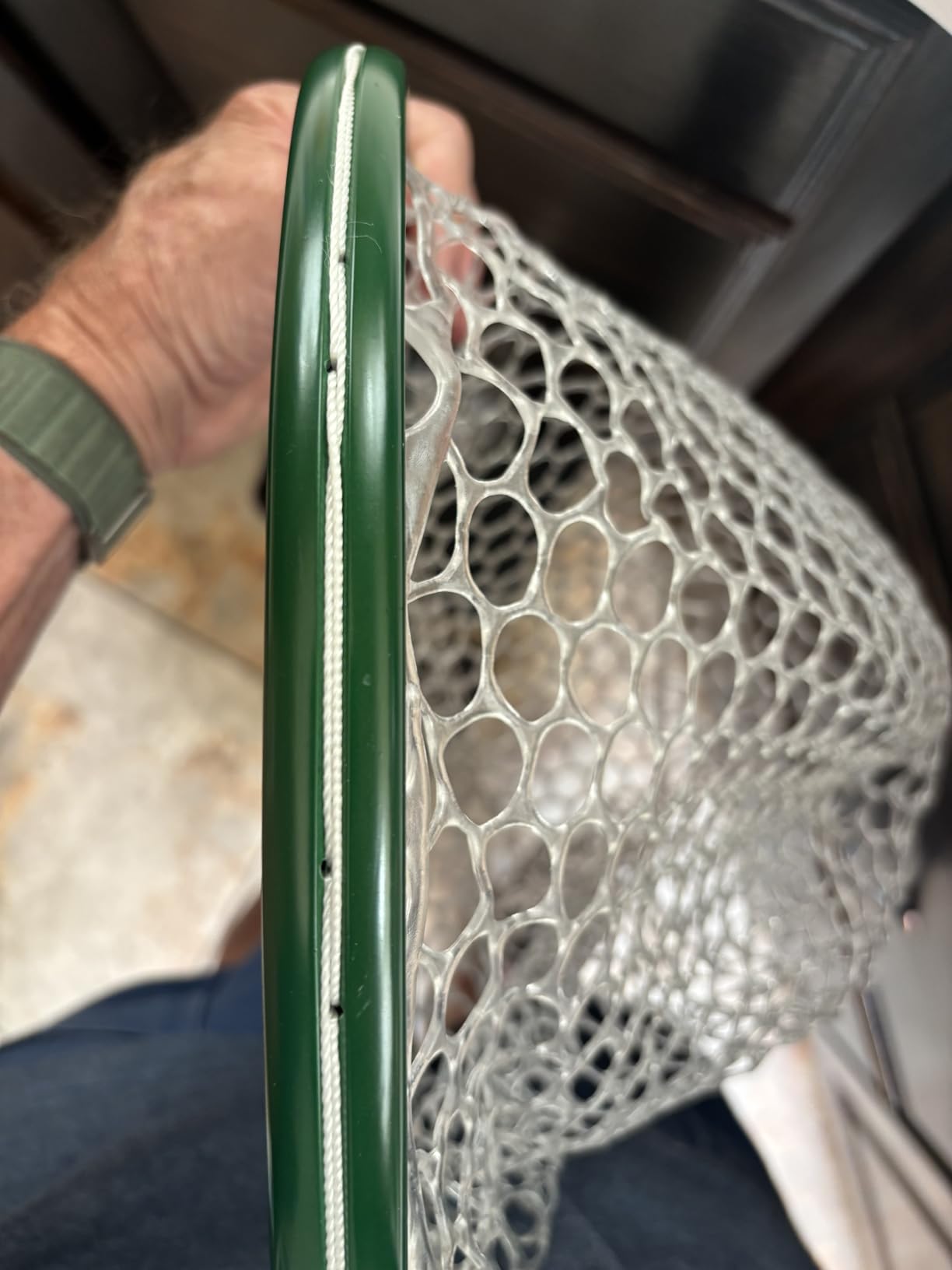 Aventik Fly Floating Fishing Net Carbon Fiber Landing Trout Net Light Weight Clear Rubber Ghost Net Catch & Release customer photo 1