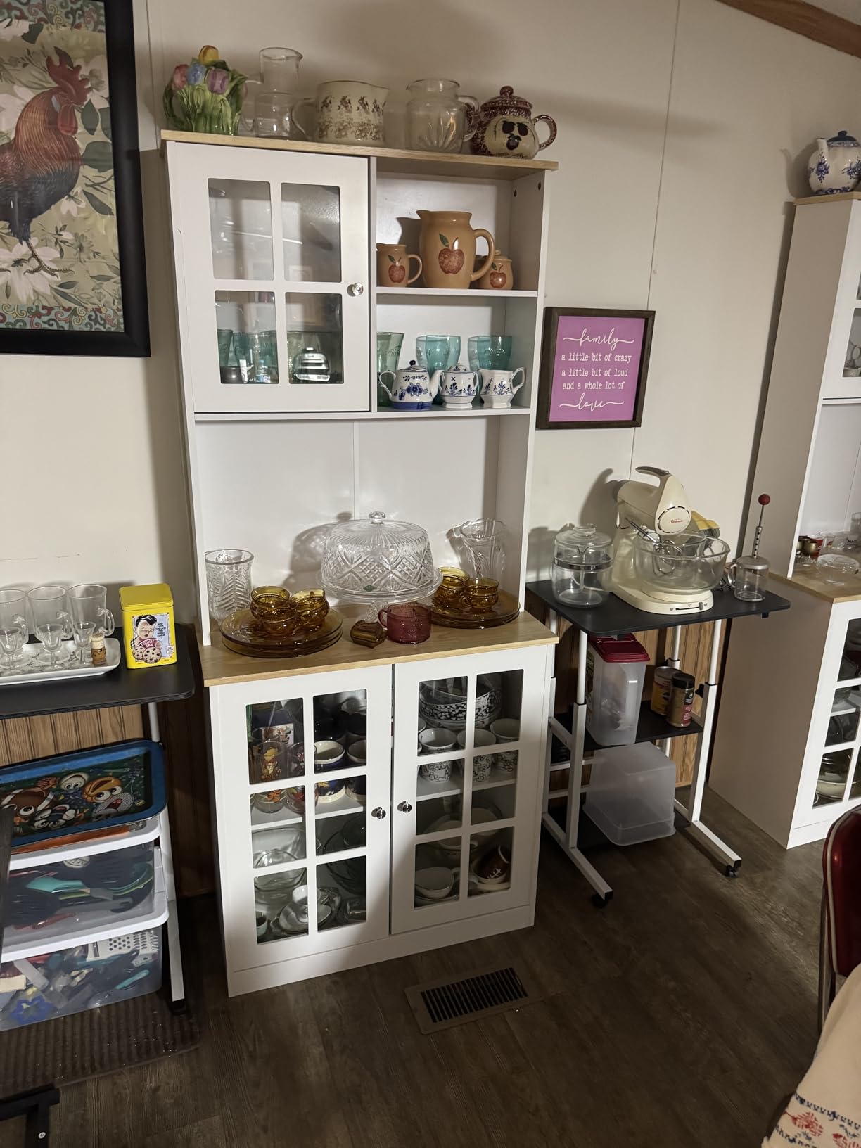 HOMCOM Kitchen Pantry Storage Cabinet 72
