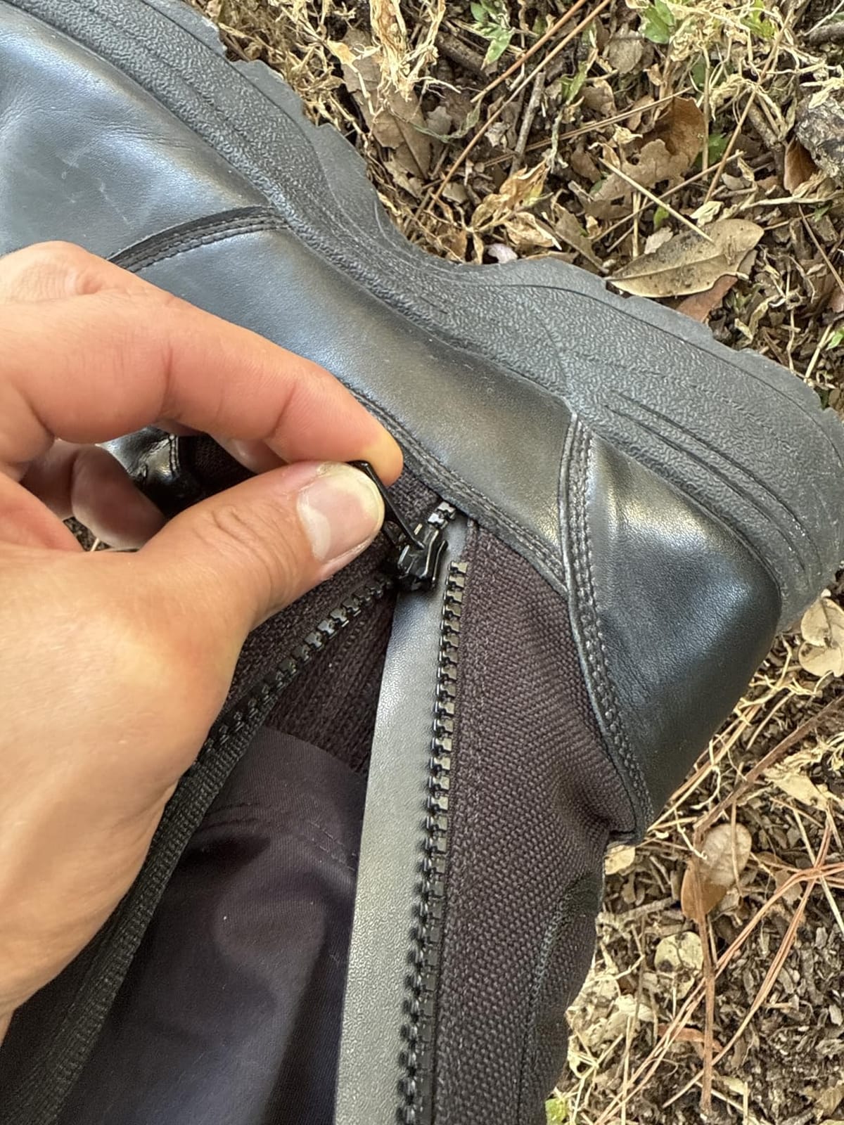 RIELD Men's Military Tactical Work Boots Side Zipper Jungle Army Combat Boots customer photo 1