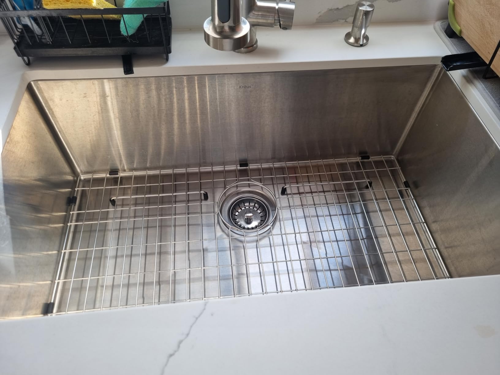 KRAUS Standart Pro 13-inch Undermount Single Bowl 16 Gauge Stainless Steel Bar Kitchen Sink, KHU101-13 customer photo 2