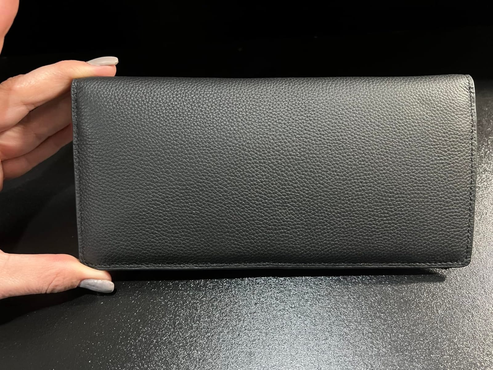 Ultra Slim Thin Leather RFID Blocking Credit Card Holder Bifold Clutch Wallets for Women customer photo 1