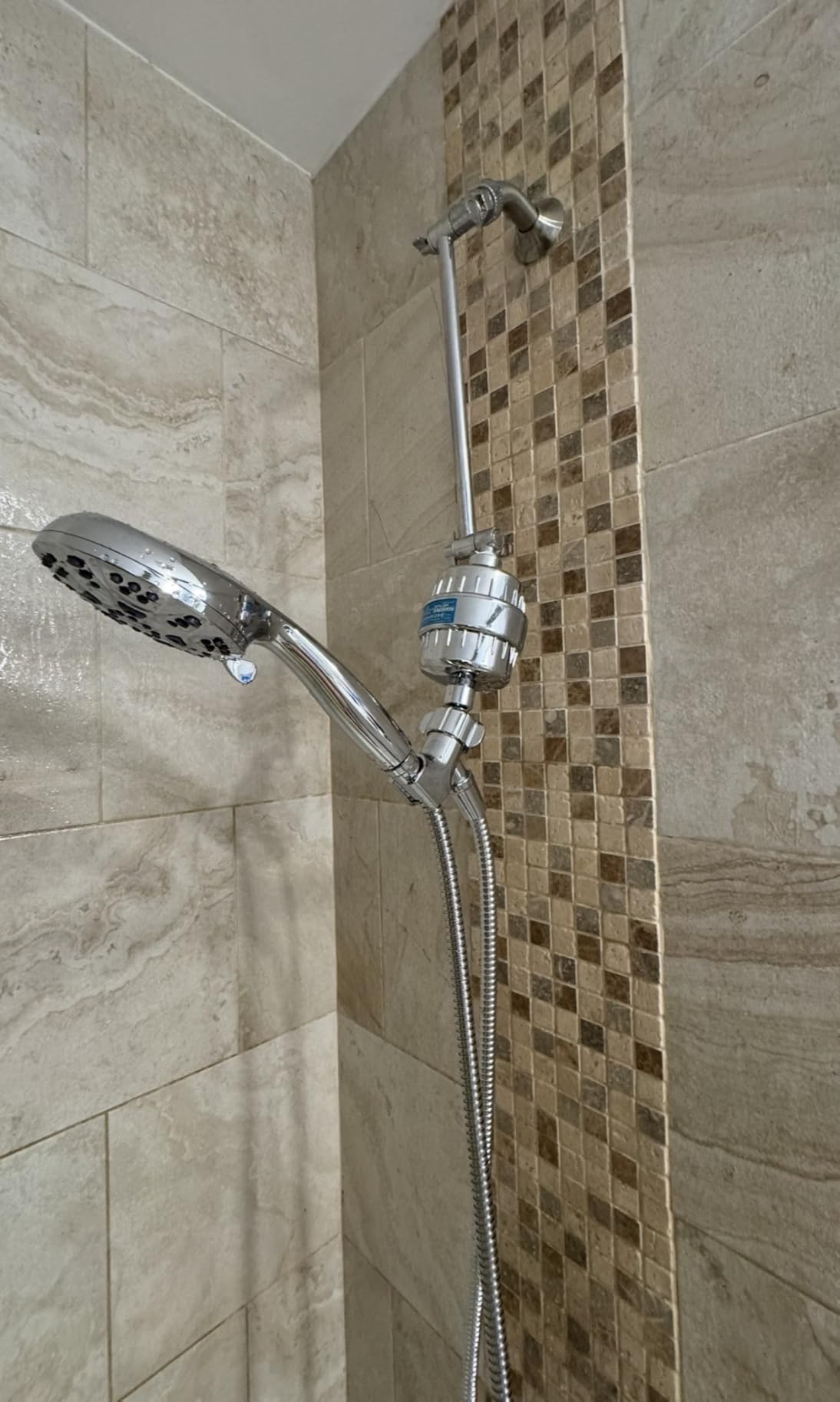 6-Mode High Pressure Handheld Shower Head Set, Consumer Reports Recommended HOPOPRO High Flow Hand Held Showerhead with 59 Inch Hose Bracket Teflon Tape Rubber Washers customer photo 1