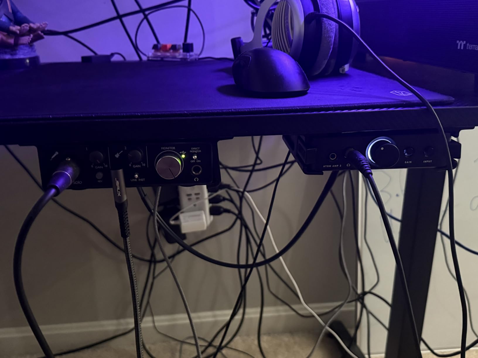 VIVO Under Desk 17 inch Cable Management Tray, Power Strip Holder, Cord Organizer, Wire Tamer for Office and Home, Black, DESK-AC06-1C customer photo 1