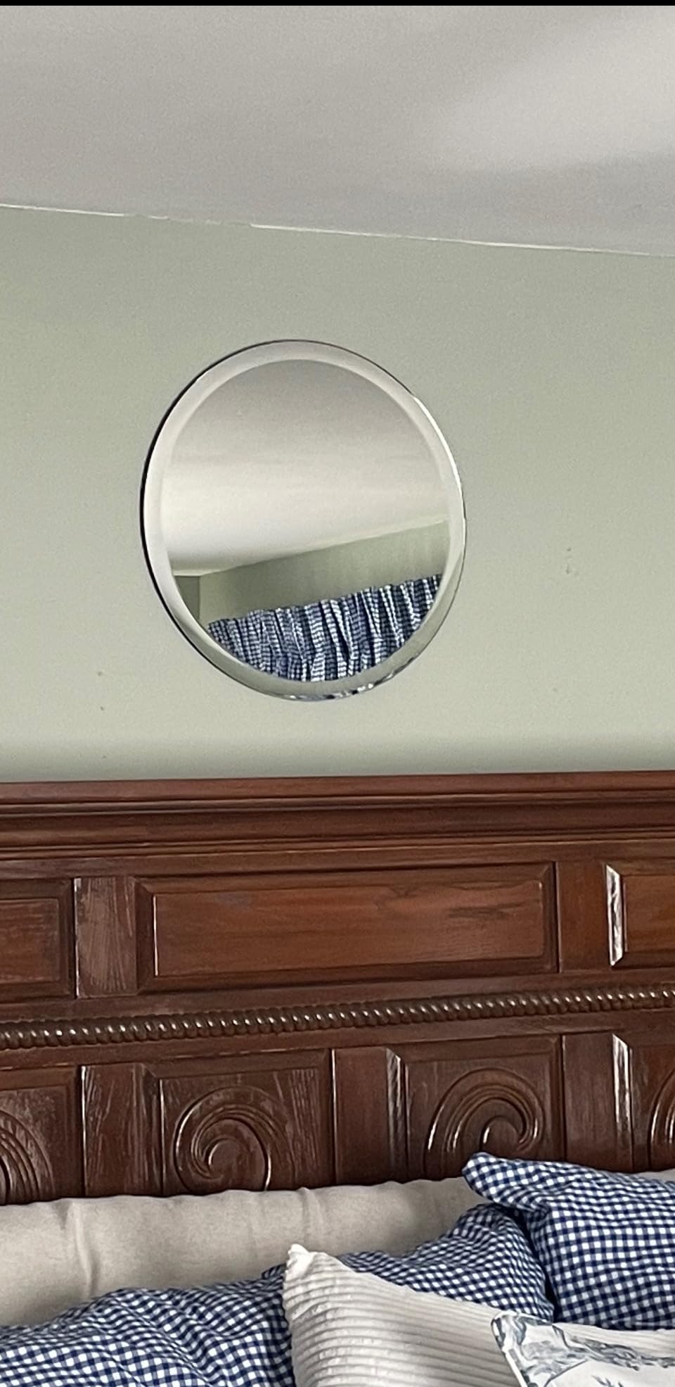 Better Bevel Frameless Round Mirror, 30