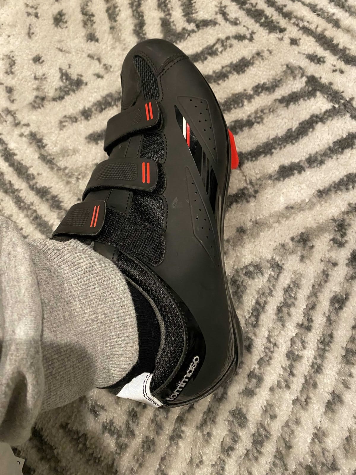 Tommaso Strada Mens Peloton Cycling Shoes - Ready-to-Ride with Peloton Delta Cleats for Indoor Bikes & Cycles customer photo 2
