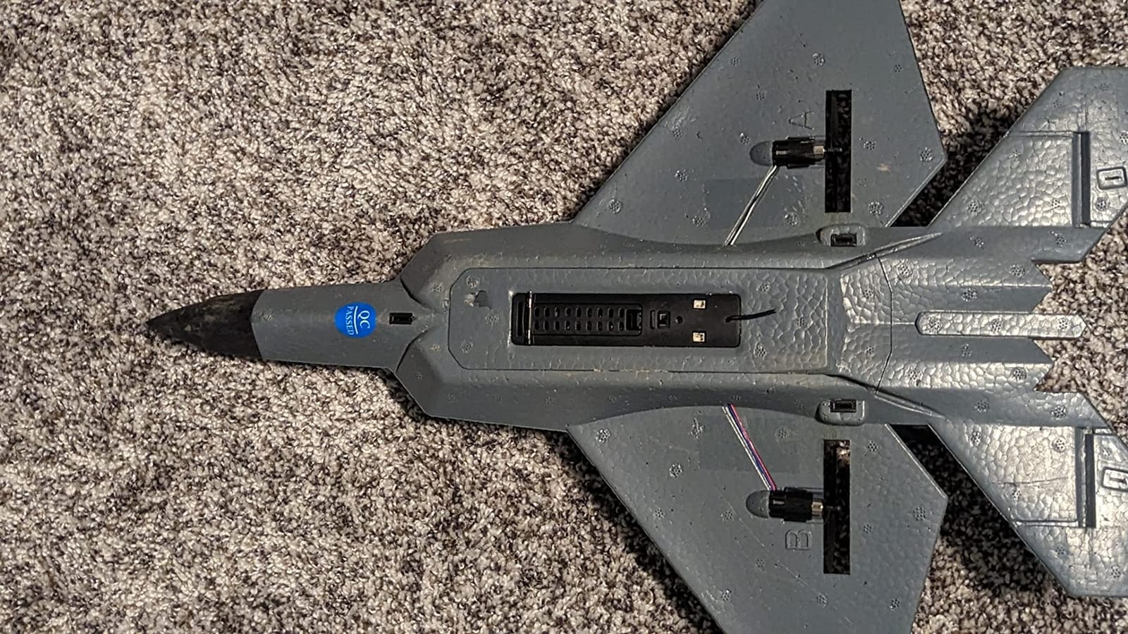 HAWK'S WORK 2CH F-22 RC Glider, Easy Fly RC Plane for Kids & Beginners | 2.4GHz anti-interference, stable flight, crash-resistant foam, RTF for kid beginners, Ready to fly out of box customer photo 1