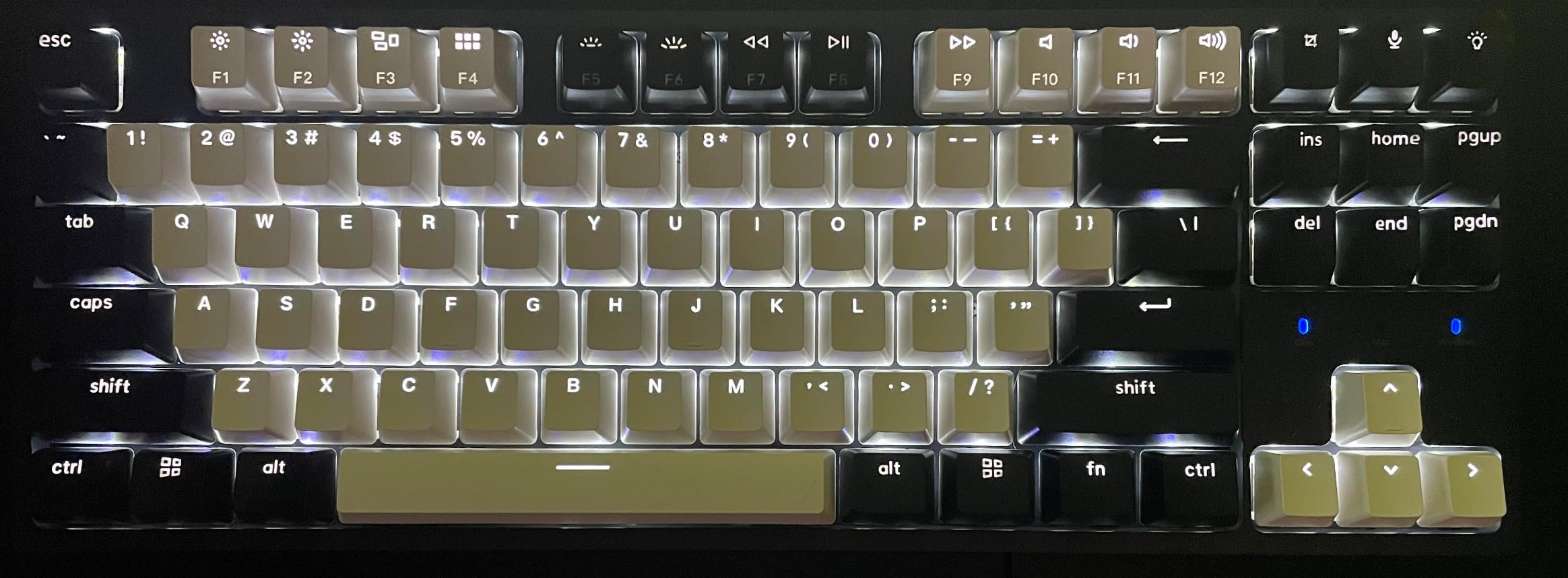 Keychron C1 Wired Mechanical Keyboard for Mac and Windows, 87-Key TKL USB-C Board, White Backlight, Gateron G Pro Brown Switch, Compact for Office, Typing and Light Gaming customer photo 1