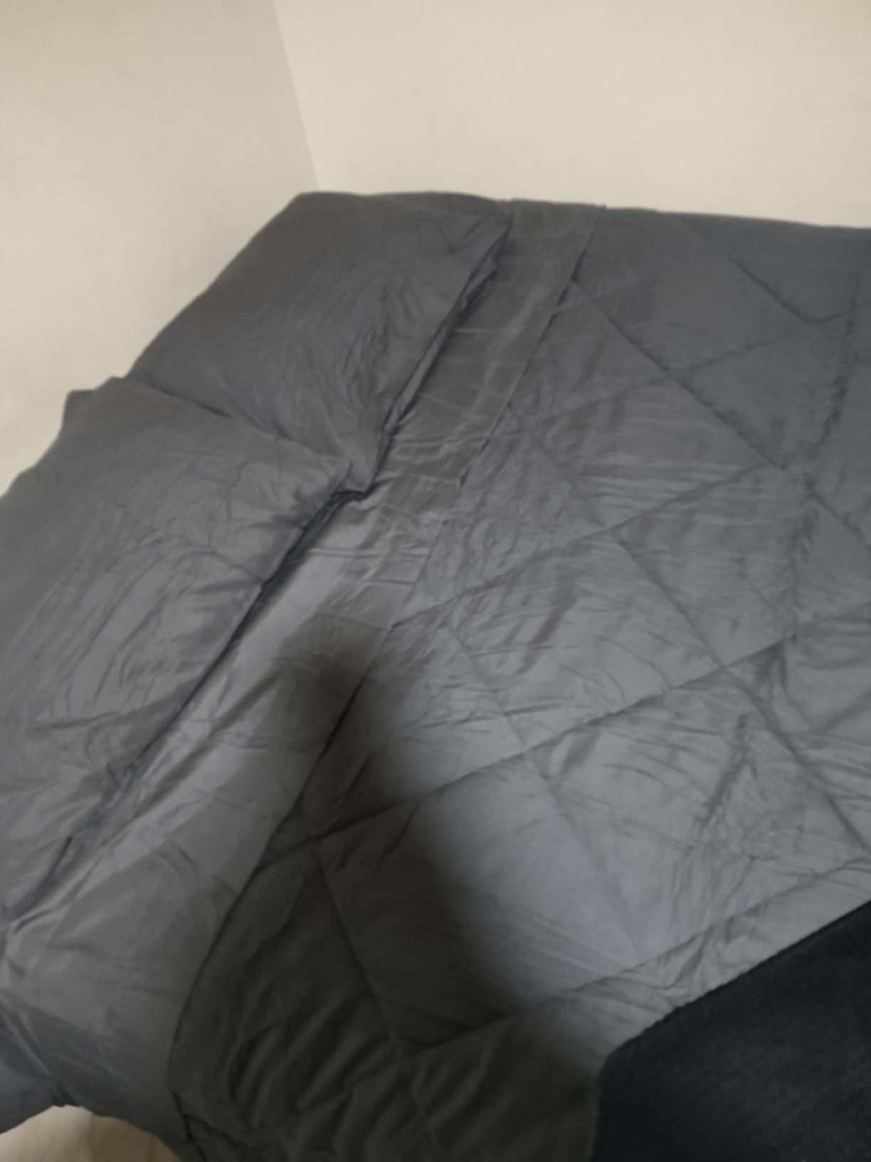 CozyLux King Size Comforter Set Dark Grey - 7 Pieces Complete Bedding Set customer photo 2
